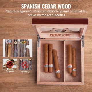 Υγραντήρας για 35 Πούρα VEVOR XQBSJMTKJ203V80ZUV0 Υγραντήρας για 35 Πούρα VEVOR XQBSJMTKJ203V80ZUV0