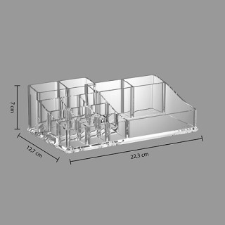 Βάση Οργάνωσης Καλλυντικών με 14 Θήκες από Ακρυλικό 22,3 x 12,7 x ... Βάση Οργάνωσης Καλλυντικών με 14 Θήκες από Ακρυλικό 22,3 x 12,7 x ...
