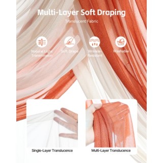 VEVOR Σετ Τεχνητών Λουλουδιών Γάμου Πορτοκαλί με 2 Λουλούδια & 3 Υφ... VEVOR Σετ Τεχνητών Λουλουδιών Γάμου Πορτοκαλί με 2 Λουλούδια & 3 Υφ...