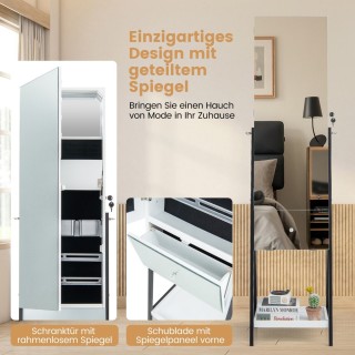 Costway Ελεύθερη Κοσμηματοθήκη με Καθρέφτη και LED Φωτισμό - Μεγάλ... Costway Ελεύθερη Κοσμηματοθήκη με Καθρέφτη και LED Φωτισμό - Μεγάλ...