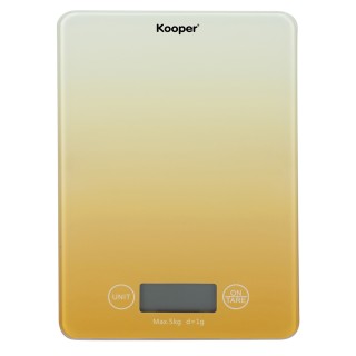 Galileo Ψηφιακή ζυγαριά κουζίνας 5 Kg με επιφάνεια από σκλήρυνει γυ...