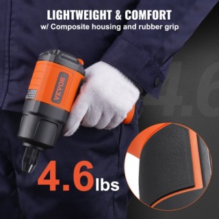 VEVOR Αερόκλειδο 1/2, 1400 ft-lbs, 4.6 lb, με Σετ Καρυδάκια & Θήκη ...