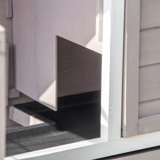 PawHut Διώροφη Ξύλινη Κουνελοτροφική Μονάδα με Ανοιγόμενη Στέγη, Τα... PawHut Διώροφη Ξύλινη Κουνελοτροφική Μονάδα με Ανοιγόμενη Στέγη, Τα...