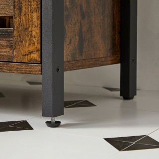 VASAGLE Ρουστίκ Βιομηχανικό Ντουλάπι Μπάνιου, Πόρτες με Περσίδες κα... VASAGLE Ρουστίκ Βιομηχανικό Ντουλάπι Μπάνιου, Πόρτες με Περσίδες κα...