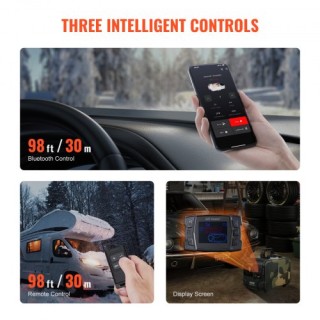 VEVOR Θερμαντήρας Ντίζελ 8KW 12V/24V με Bluetooth και Τηλεχειριστήρ...