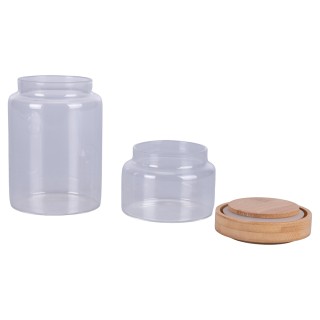 Villa DEste  Βαζάκι 2 σε 1 400900 ml από βοριοπυριτικό γυαλί με καπ...