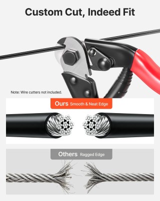 VEVOR Σετ Σύρμα 2.38 mm, 50.3 m, Ανοξείδωτο Ατσάλι 304, Αντοχή 2 kN...