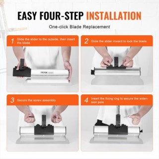 Σετ Λεπίδων Σπατουλαρίσματος VEVOR για Γυψοσανίδα, 10/16/24/32/40 ι...