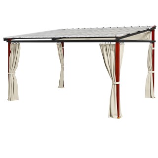 Outsunny Pergola με Πλαϊνές Τέντες και Πτυσσόμενη Οροφή σε Η/Υ, από... Outsunny Pergola με Πλαϊνές Τέντες και Πτυσσόμενη Οροφή σε Η/Υ, από...