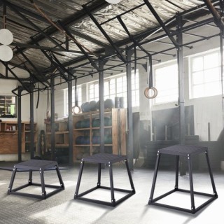 VEVOR Σετ Πλειομετρικών Κουτιών Άσκησης 12/18/24 ιντσών, Μαύρο TXT... VEVOR Σετ Πλειομετρικών Κουτιών Άσκησης 12/18/24 ιντσών, Μαύρο TXT...