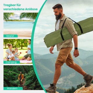 Costway Αναδυόμενη Σκηνή για 2-4 Άτομα με Αφαιρούμενο Αδιάβροχο Κάλ...