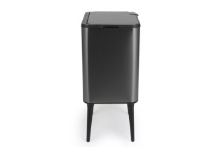 Κάδος Απορριμμάτων Push Bin 36L 48 x 38 x 54,5 cm - Μεταλλικό Γκρι ...