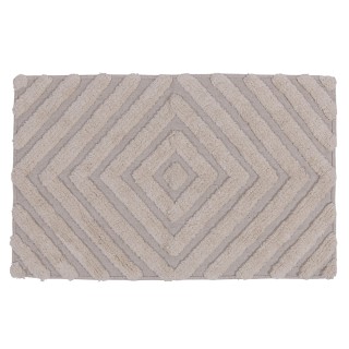 Galileo Λευκό Καπιτονέ Χαλί Μπάνιου 50x80 εκ. Sibilla 2188272