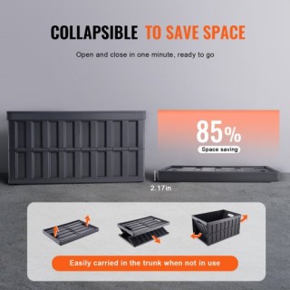 Πτυσσόμενα Κουτιά Αποθήκευσης VEVOR με Καπάκια, 65L, Σετ 3 τεμαχίων... Πτυσσόμενα Κουτιά Αποθήκευσης VEVOR με Καπάκια, 65L, Σετ 3 τεμαχίων...