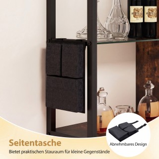 Costway 6όροφο κρεμαστό επιτοίχιο ράφι με 8 γάντζους S, πλαϊνή τσέπ... Costway 6όροφο κρεμαστό επιτοίχιο ράφι με 8 γάντζους S, πλαϊνή τσέπ...