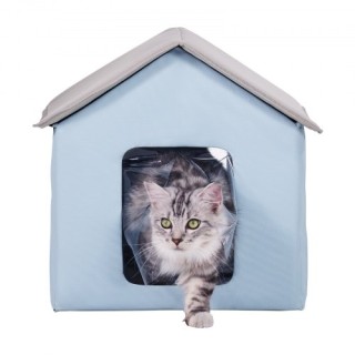 VEVOR  Θερμαινόμενο Σπίτι Γάτας Πτυσσόμενο με Θερμαινόμενο Μαξιλάρι...