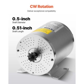 VEVOR 3000W Ηλεκτρικός Κινητήρας Brushless DC 72V 4900rpm για Ηλεκτ...