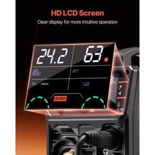 VEVOR Συγκολλητής MIG 200A 4-σε-1: Αέριο MIG/Flux Core MIG/Stick/Li... VEVOR Συγκολλητής MIG 200A 4-σε-1: Αέριο MIG/Flux Core MIG/Stick/Li...