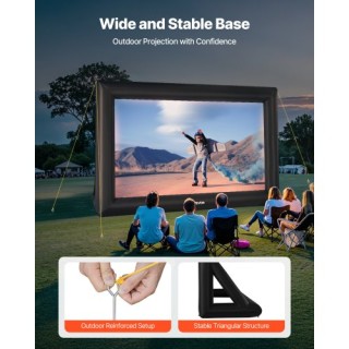 VEVOR 20ft Φουσκωτή Οθόνη 16:9 με Προτζέκτορα και Τσάντα Μεταφοράς ... VEVOR 20ft Φουσκωτή Οθόνη 16:9 με Προτζέκτορα και Τσάντα Μεταφοράς ...