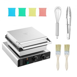 Ηλεκτρική Μηχανή Ντόνατ VEVOR, 2000W, 9 Θέσεων, Μηχανή Βάφλας, 50-3...