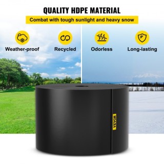 VEVOR Περιμετρικό Όριο Τοπίου, 10 Βάθος, 40 Μήκος, Ανακυκλωμένο HDP...