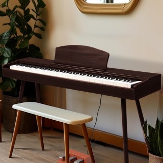 BAKAJI Ηλεκτρικό Πιάνο με 88 Πλήκτρα και Πεντάλ σε Χρώμα Μαόνι 0284... BAKAJI Ηλεκτρικό Πιάνο με 88 Πλήκτρα και Πεντάλ σε Χρώμα Μαόνι 0284...