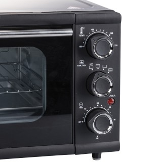 Kooper Ηλεκτρικός φούρνος 24 L σκληρυμμένο γυαλί 1300W μαύρο Kooper...