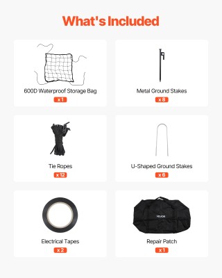 VEVOR Φορητό Κλουβί Μπέιζμπολ με Δίχτυ HDPE & Άνοιγμα Μηχανής Πίτχι...