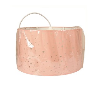 Ostaria Κυλινδρική Ανάρτηση Αστέρια Ροζ D40cm E27 220-240v 50hz Max...