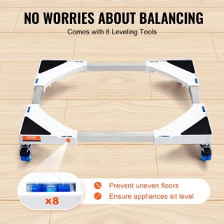 Ρυθμιζόμενη Βάση Ψυγείου/Πλυντηρίου VEVOR με Ρόδες  XYJDZKSSZJDJE21...