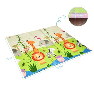 Costway Διπλής Όψης Παιδικό Χαλάκι Δραστηριοτήτων από Ασφαλές Υλικ... Costway Διπλής Όψης Παιδικό Χαλάκι Δραστηριοτήτων από Ασφαλές Υλικ...