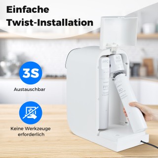 Costway Ανταλλακτικό Φίλτρο RO για το Σύστημα Αντίστροφης Όσμωσης W...