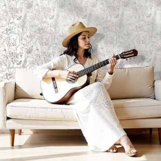 VEVOR Λευκή Ανθική Αυτοκόλλητη Ταπετσαρία 45x1000cm Αδιάβροχη BZCCB... VEVOR Λευκή Ανθική Αυτοκόλλητη Ταπετσαρία 45x1000cm Αδιάβροχη BZCCB...