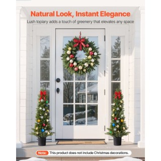 VEVOR Σετ 2 Τεχνητών Κυπαρισσών 914mm, Πρασινάδα από PE, Ιδανικά γι... VEVOR Σετ 2 Τεχνητών Κυπαρισσών 914mm, Πρασινάδα από PE, Ιδανικά γι...