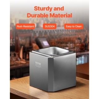 VEVOR Επαγγελματικός Παγετώνας Ποτηριών CO2 για Μπύρα - Γρήγορος Πα...