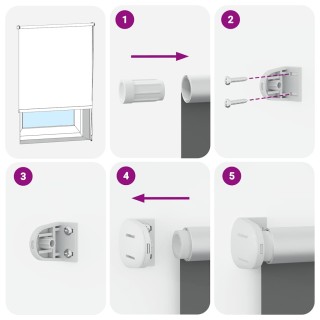 vidaXL Στόρι Συσκότισης Ρόλερ Γκρι 140 x 230 εκ. 4016096 vidaXL Στόρι Συσκότισης Ρόλερ Γκρι 140 x 230 εκ. 4016096