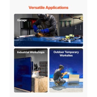 VEVOR Οθόνη Συγκόλλησης με Πλαίσιο 1,74 x 2,34m, Ανθεκτική στη Φλόγ... VEVOR Οθόνη Συγκόλλησης με Πλαίσιο 1,74 x 2,34m, Ανθεκτική στη Φλόγ...