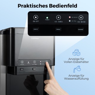 Costway Ψύκτης Νερού 3 σε 1 με Παγομηχανή και Συσκευή Θρυμματισμένο... Costway Ψύκτης Νερού 3 σε 1 με Παγομηχανή και Συσκευή Θρυμματισμένο...
