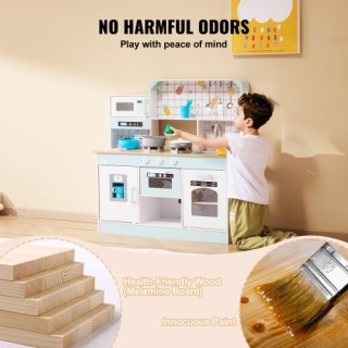 Παιδική Κουζίνα VEVOR με 24 Αξεσουάρ - Λευκή ZTCFWJTZBSYTDP0TCV9 Παιδική Κουζίνα VEVOR με 24 Αξεσουάρ - Λευκή ZTCFWJTZBSYTDP0TCV9
