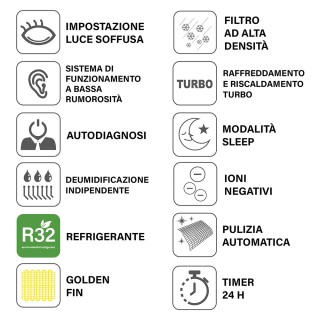 Kooper Κλιματιστικό Moon 9000 Btu inverter και αντλία θερμότητας 4D...