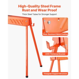 VEVOR Διπλό Σετ Ξυλουργικών Καβαλέτων Βαρέως Τύπου 660 lbs. HLSJMJG...