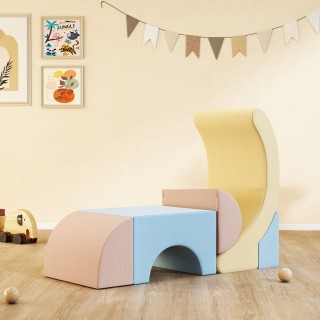 AIYAPLAY Σετ 5 Μαλακές Κατασκευές για Παιδιά 1,5-8 Ετών, από Ύφασμα...