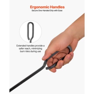 VEVOR Σετ Εργαλείων Τζακιού VEVOR, Μαύρο, 5-σε-1, Διάσταση: 230 x 2...