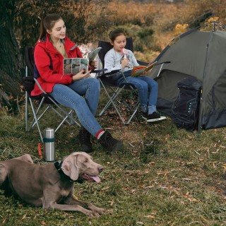 Σετ 2 Πτυσσόμενες Καρέκλες Camping με Μπράτσα και Θήκη Ποτηριού 52 ... Σετ 2 Πτυσσόμενες Καρέκλες Camping με Μπράτσα και Θήκη Ποτηριού 52 ...