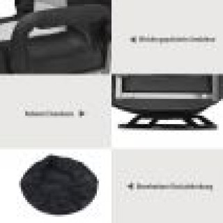 Περιστρεφόμενη Πολυθρόνα Δαπέδου 61 - 87 x 55 x 75 cm Χρώματος Γκρι... Περιστρεφόμενη Πολυθρόνα Δαπέδου 61 - 87 x 55 x 75 cm Χρώματος Γκρι...