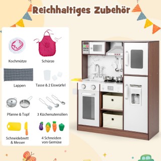 Costway παιδική κουζίνα-σετ παιχνιδιού μοντέρνα παιχνιδοκουζίνα με ... Costway παιδική κουζίνα-σετ παιχνιδιού μοντέρνα παιχνιδοκουζίνα με ...
