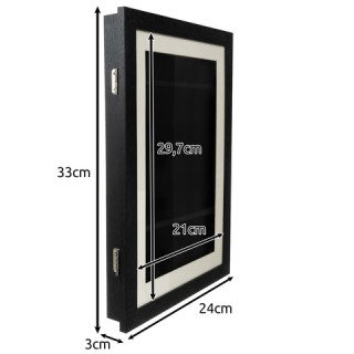 Kruzzel Ανοιγόμενη, Κορνίζα με Μαύρο Πλαίσιο για Παιδικές Ζωγραφιές... Kruzzel Ανοιγόμενη, Κορνίζα με Μαύρο Πλαίσιο για Παιδικές Ζωγραφιές...