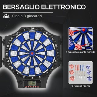 SPORTNOW Electronic Darts Board σε PP με 6 Darts και οθόνη LCD, 83x...