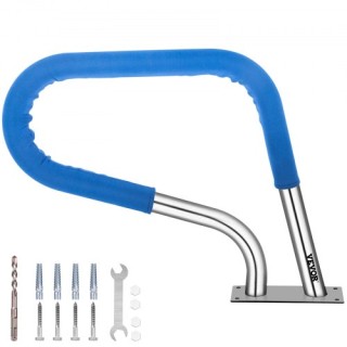 VEVOR Σιδηρόδρομος Πισίνας 30x22 Ανοξείδωτος Χάλυβας 250LBS Ασημί Α... VEVOR Σιδηρόδρομος Πισίνας 30x22 Ανοξείδωτος Χάλυβας 250LBS Ασημί Α...