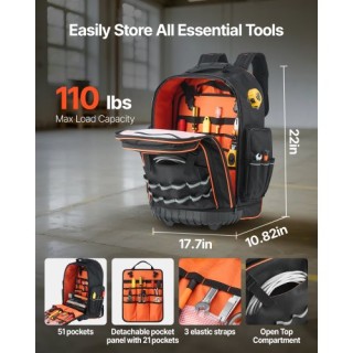 VEVOR Κυλιόμενη Τσάντα Εργαλείων με 72 Θήκες GLGJBB15YC164X8V1001V0 VEVOR Κυλιόμενη Τσάντα Εργαλείων με 72 Θήκες GLGJBB15YC164X8V1001V0